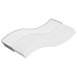 vidaXL Matelas en mousse moyennement doux 80x200 cm 