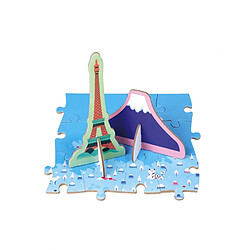 Ludendo Janod - Puzzle educatif- les curiosites du monde - 350 pcs