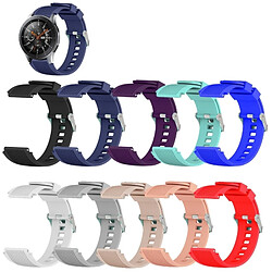 Avis Wewoo Bande de montre bracelet à grain vertical pour Galaxy 46 mm (bleu saphir)