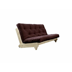 Inside 75 Banquette convertible FRESH pin coloris brown couchage 140*200 cm.