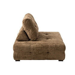 Acheter Inside 75 Fauteuil Pouf CHARLENE Camel