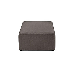 Avis Bestmobilier Topaze - pouf - en velours texturé