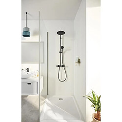 Colonne de douche avec mitigeur thermostatique - Economie d'eau - GROHE Vitalio Start System 250 - Noir Mat - 266772431