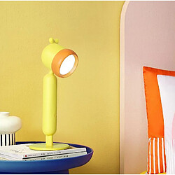 Universal Lampe de bureau pour enfants Lampe de lecture rechargeable USB avec protection des yeux (jaune) pas cher