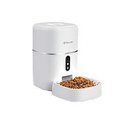 Tellur Smart WiFi Pet Feeder, Caméra UltraHD, 4L, Blanc