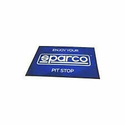 Tapis Sparco Enjoy your pit stop Bleu 