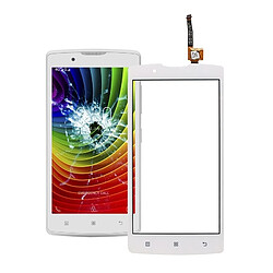 Wewoo Pièce détachée pour Lenovo A2010 écran blanc écran tactile (seul sans le LCD) numériseur Assemblée