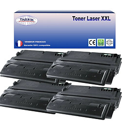 T3Azur 4 Toners compatibles avec HP LaserJet 4250N, 4250TN, 4350, 4350DTN 4 Toners compatibles avec HP LaserJet 4250N, 4250TN, 4350, 4350DTN remplace HP Q5942X Noir - 20 000p