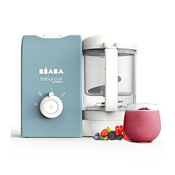 BEABA, Babycook Express, Robot Bébé 4 en 1 Mixeur-Cuiseur, Bleu Baltique