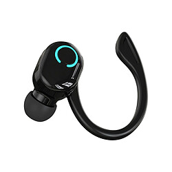 LUUCOZK Écouteurs stéréo HIFI L15 Casque monaural sans fil Casque de sport suspendu-Noir