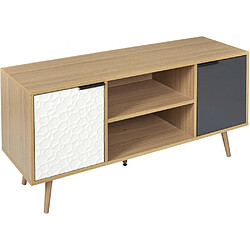 The Home Deco Factory Meuble TV en bois Sven. Meuble TV en bois Sven