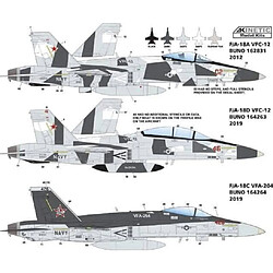 Avis Kinetic Maquette Avion F/a-18a/c/d Aggressor Vfc-12 & Vfa-204