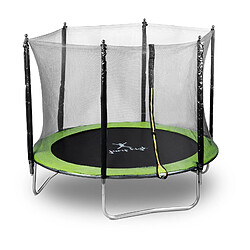 Helloshop26 Trampoline de jardin - diamètre 244 cm - 100 kg - filet 14_0008024 