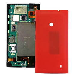 Wewoo Coque arrière en plastique pour Nokia Lumia 520 (rouge)