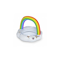 Ac-Deco Bouée enfant arc-en-ciel sur son nuage - Blanc 