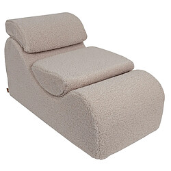 MeowBaby Chaise Longue Ondulée en Mousse pour Enfants