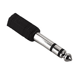 HAMA Adaptateur audio Jack 6.3 mm - 00122386 - Noir