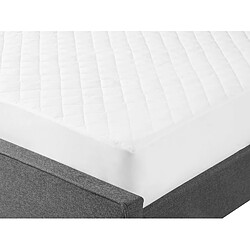 Beliani Coton ciré Surmatelas 160 x 200 cm Tailles Différentes