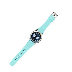 Wewoo Bracelet vert pour le en silicone de montre intelligente de Samsung Gear S3 Classic, longueur: environ 22.4cm clair 