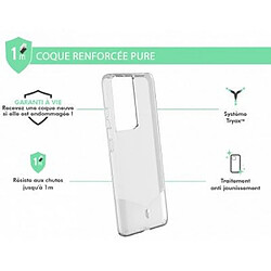 Force Case Coque Renforcée pour Samsung Galaxy S21 Ultra 5G PURE Transparent