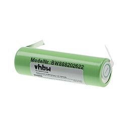 vhbw Batterie compatible avec Panasonic ER200, ER210, ER211 rasoir tondeuse électrique (2500mAh, 1,2V, NiMH)