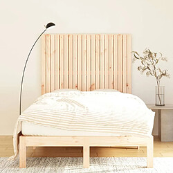 Avis Maison Chic Tête de lit scandinave pour lit adulte,Meuble de chambre murale 127,5x3x110 cm Bois massif de pin -MN86384