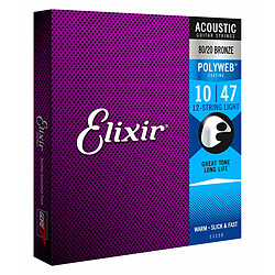 11150 Polyweb 10/47 Light 12-String Elixir