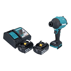 Makita DAS180RF Souffleur à poussière sans fil 18V Brushless + 2x Batteries 3,0Ah + Chargeur