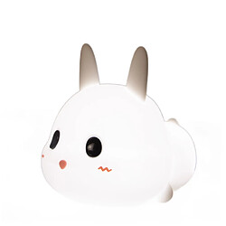 Universal Lapin LED nuit silicone animaux dessin animé lumière réglable USB enfant recharge enfant bébé cadeau chevet chambre à coucher lumière | LED veilleuse