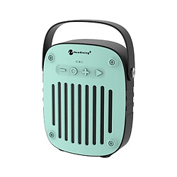 Wewoo Enceinte Bluetooth Haut-parleur portatif d'extérieur avec fonction d'appel mains libres, carte TF de soutien, USB, FM et AUX (vert menthe)