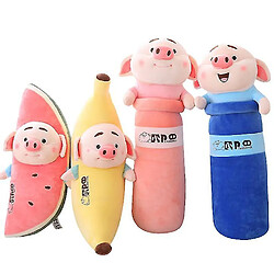 Universal Toy Pig Butt Plance Fruit Toy Banane Pestmelon Long Tube Oreiller pour les filles comme cadeaux 