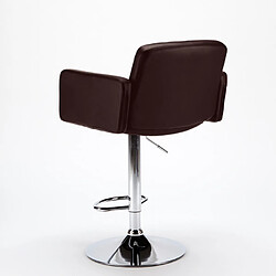 Acheter Superstool Tabouret Fauteuil en faux cuir Austin Design moderne, Couleur: Marron