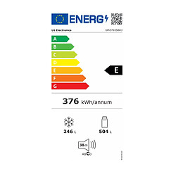 Réfrigérateur américain 90cm 750l no frost - GMZ765SBHJ - LG