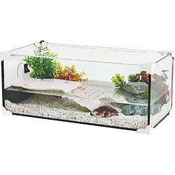 ZOLUX Kit terrarium tortue aquatique Karapas Pro blanc.