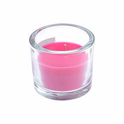 Paris Prix Bougie Verrine Parfumée ""Essentiel"" 9cm Rose