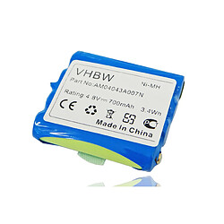 vhbw batterie compatible avec Midland G6, G8, M24, M48, M99, M99 Plus radio talkie-walkie (700mAh 7,4V NiMH) 