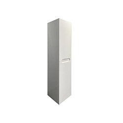 Avis Vente-Unique Colonne de salle de bain suspendue - Blanc - L30 x l30 x 120 cm - STEFANIE