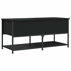 Maison Chic Banc de rangement | Meuble de rangement d'Entrée | Coffres d'Intérieur noir 100x42,5x47 cm bois d'ingénierie -MN70060