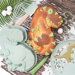 Scrapcooking Coffret d'ustensiles à pâtisserie pour enfants - Dinosaure