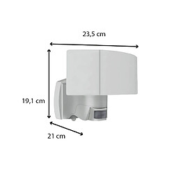 Applique filaire Naos A++ et détecteur de mouvement IP44 1000lm - Voltman