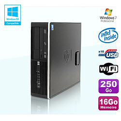 PC HP Compaq Elite 8100 SFF G6950 2,8 GHz 16Go 250Go Wifi Graveur W7 Pro · Occasion 