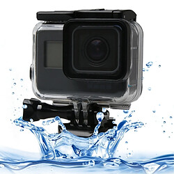 Wewoo Pour GoPro HERO6 / 5 noir Écran Tactile 60m Sous-Marine Étanche Boîtier de Protection Plongée avec Boucle De Base Monture & Vis, Pas besoin de Démonter la Lentille 