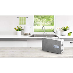 Panasonic radio numérique Bluetooth Dab+ UKW avec fonction réveil de cuisine blanc 