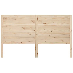 Avis Maison Chic Tête de lit scandinave pour lit adulte,Meuble de chambre 166x4x100 cm Bois massif de pin -MN85974