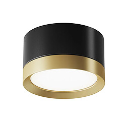 MAYTONI Downlight monté en surface noir, or, 5cm, GX53