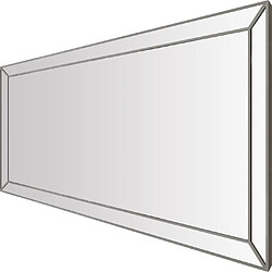 Vivenla Miroir de salle à manger design en bois MDF en gris fumé 176.5 x 5 x 71.5cm collection LEXUS