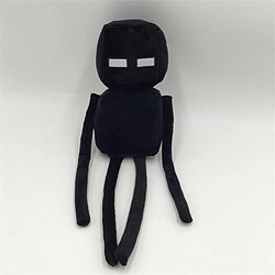 Universal Minecraft, Inderman, jouets de luxe, poupées en peluche douce.(Le noir) 