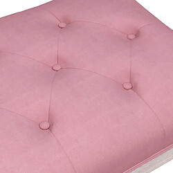 Acheter vidaXL Banc Rose 110x40x49 cm Velours