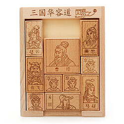 Universal Puzzle Chinois Slider Puzzle Chinois Slider Puzzle Huarong Road Three Kingdoms Puzzle Educational Toys Cadeaux |