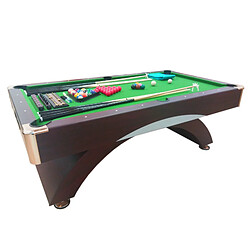 Simba BILLARD AMERICAIN - NEUF - table de billard Snooker 7 ft Annibale FULL OPTIONAL - 188 x 94 cm